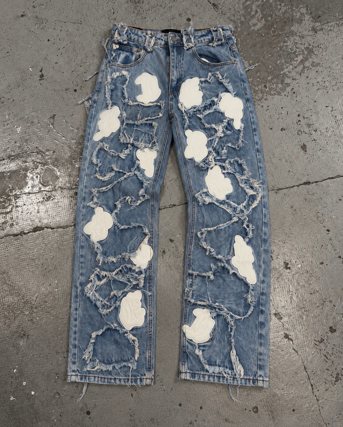 Racer Worldwide Definitive Patch Jeans - size S
