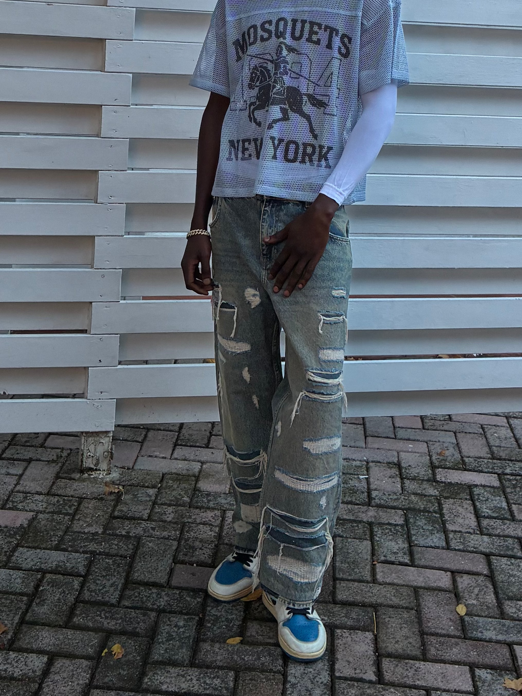 Represent R3D Double Destroyer Baggy Denim - size M