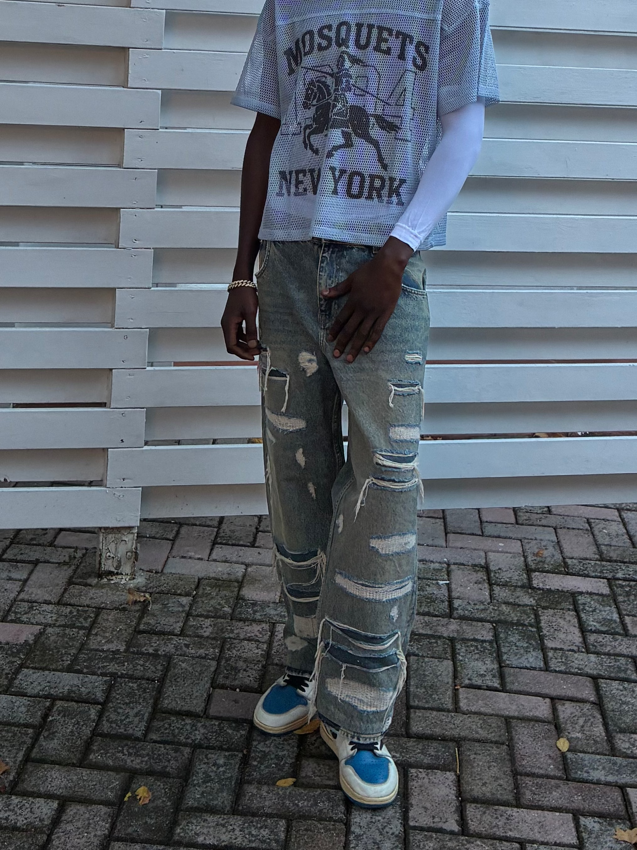 Represent R3D Double Destroyer Baggy Denim - size M