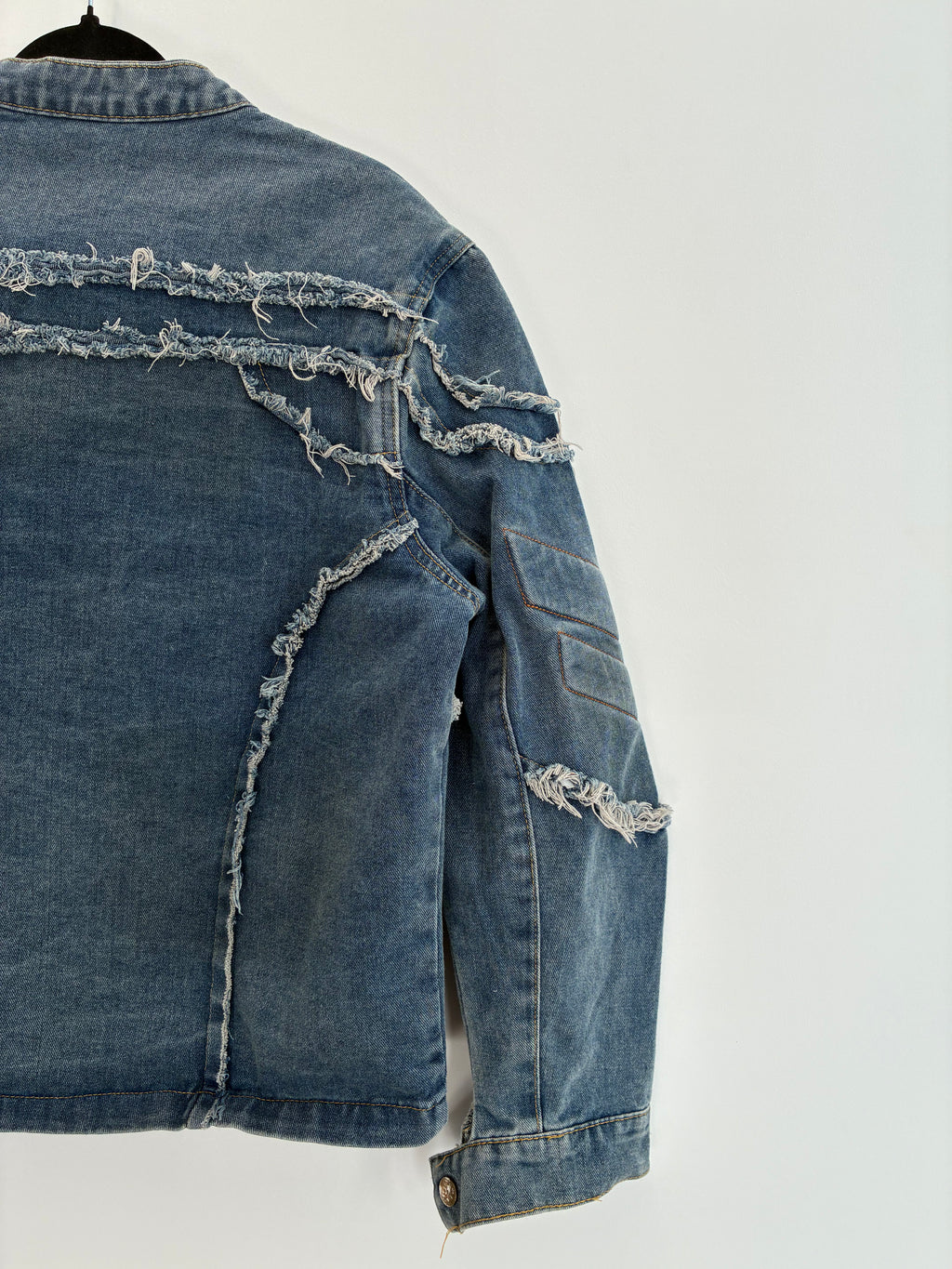 Denim Biker Jacket - size M