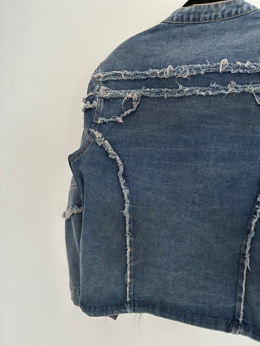 Denim Biker Jacket - size M