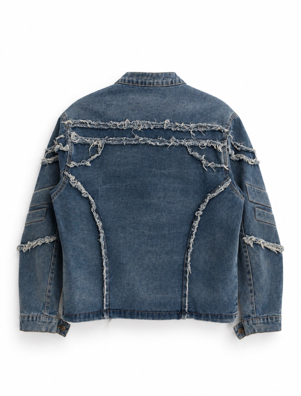 Denim Biker Jacket - size M