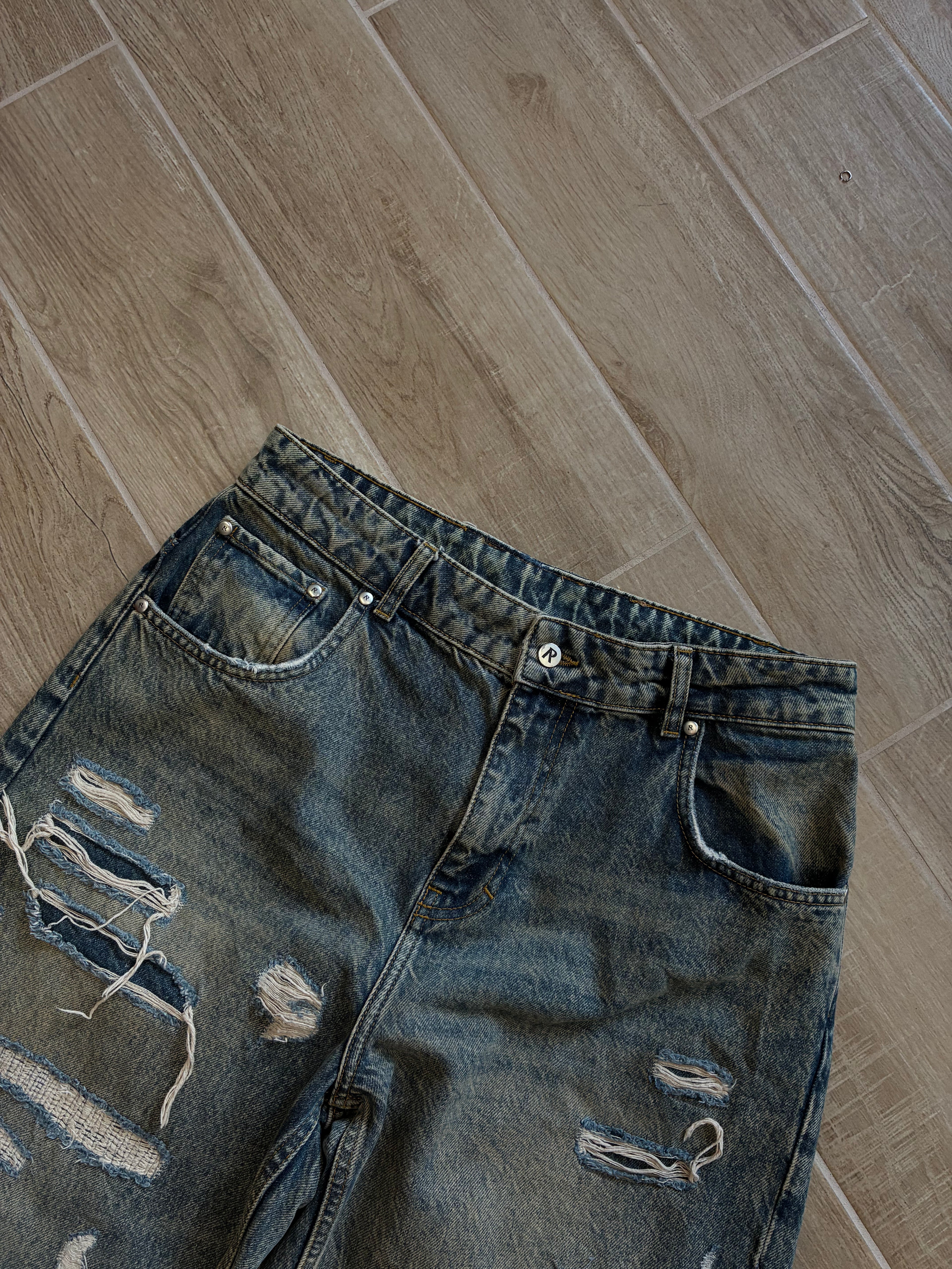 Represent R3D Double Destroyer Baggy Denim - size M